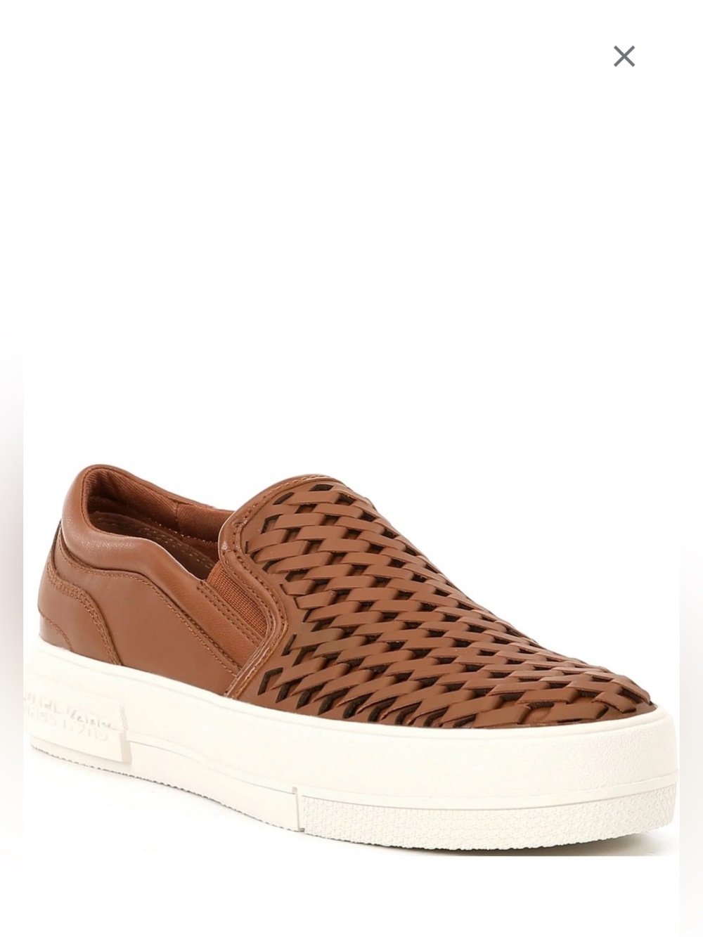 New Michael Michael Kors Leather Evy Slip On Shoes Women’s Size 6.5 in brown